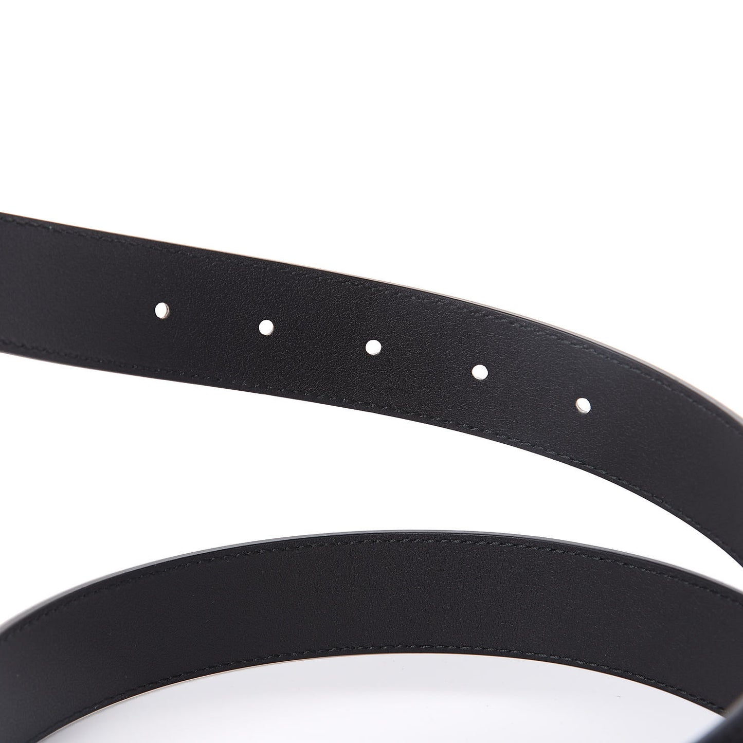 Moon Calfskin Double G 30mm Belt 110 44 Black