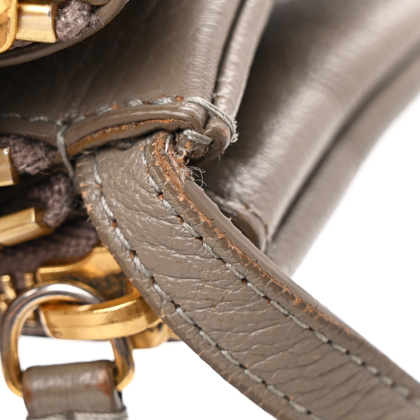 Lambskin Small Trio Crossbody Bag Smoke