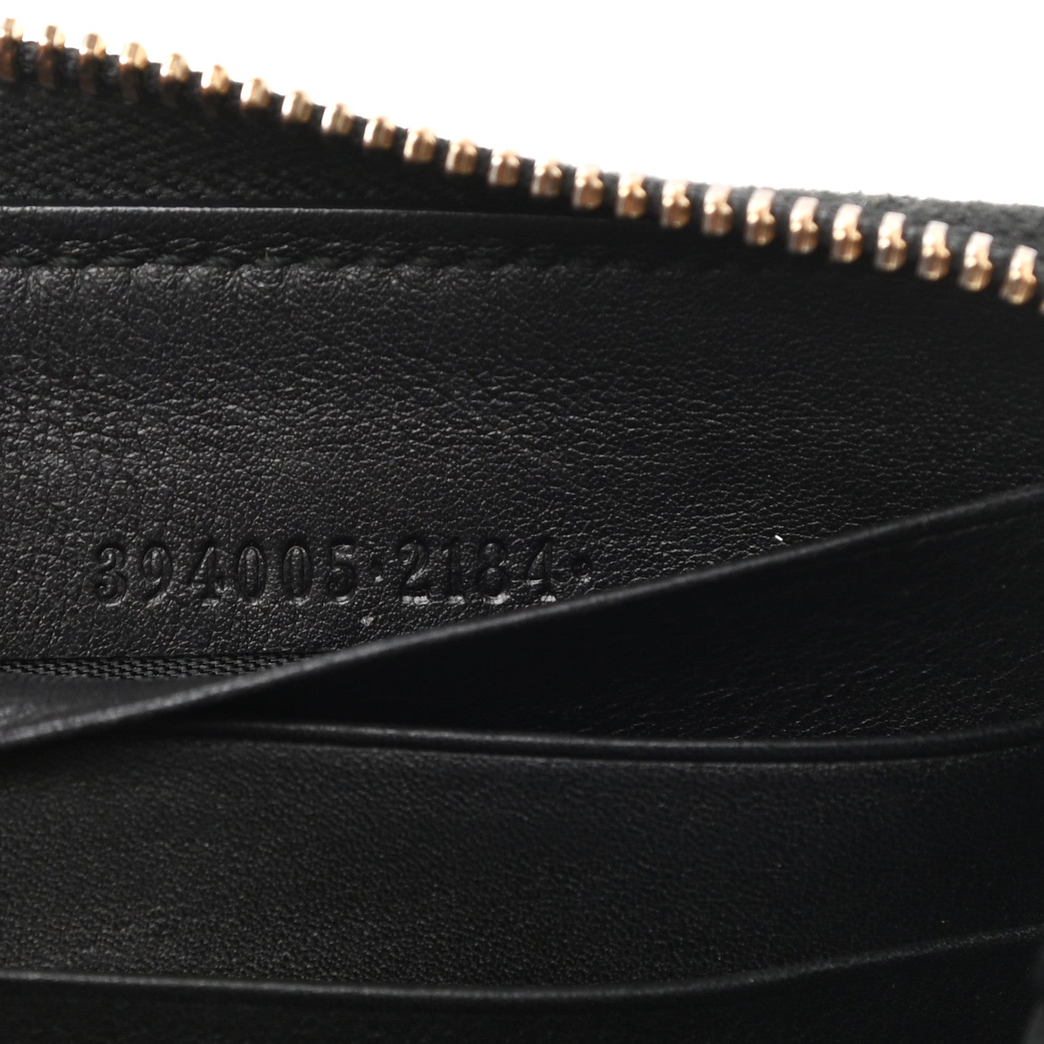 Gucci Guccissima Signature Microguccissima Bree Zip Around Wallet Black 6 of 7