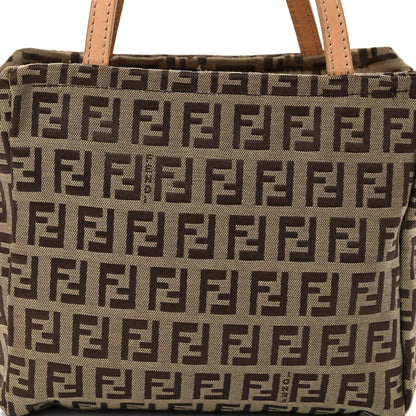 Fendi Zucchino Small Tote Beige 7 of 9