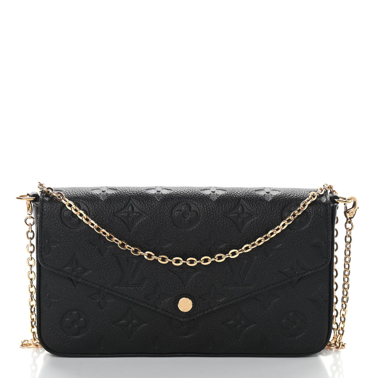 Empreinte Pochette Felicie Chain Wallet Black