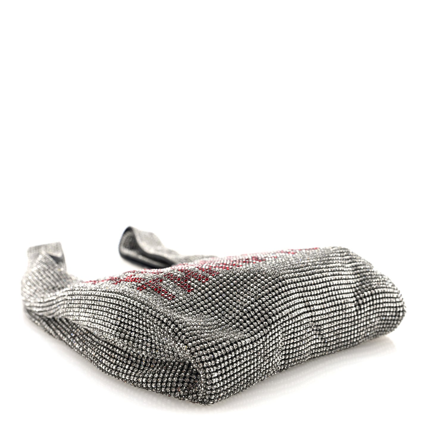 Crystal Wanglock Mini Shopper Silver