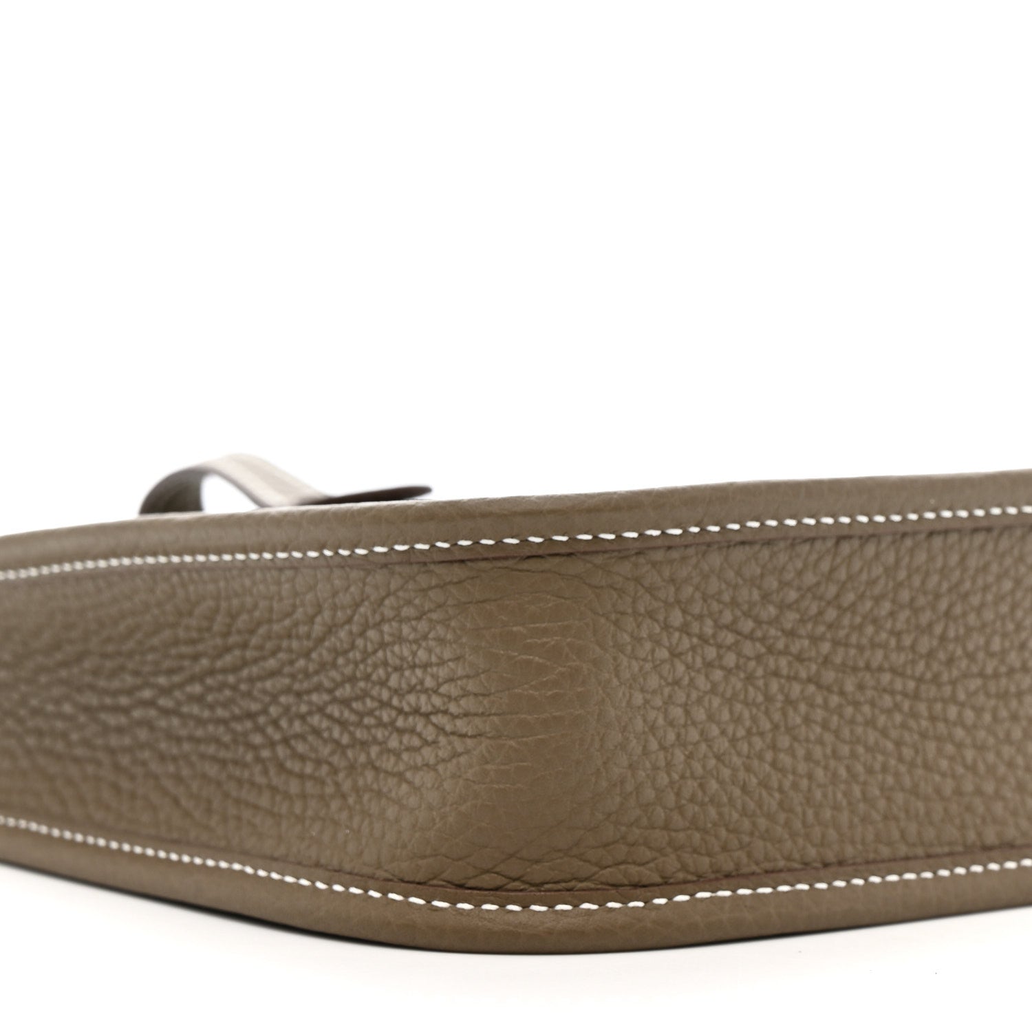 Hermes Taurillon Clemence Amazone Evelyne TPM Etoupe Bleu Indigo 9 of 11