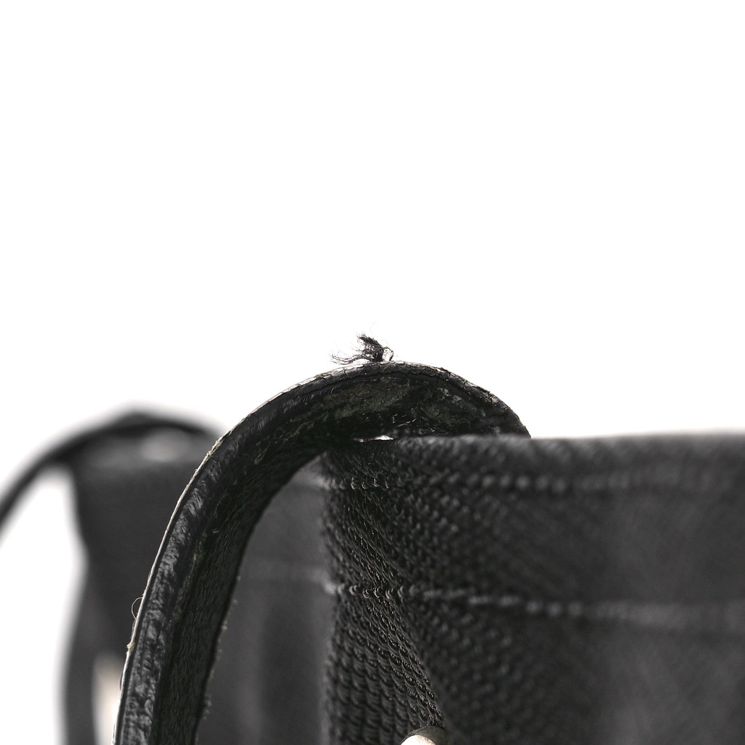 Chanel Coated Canvas Quilted Large Paris Biarritz Tote Black 14 of 16