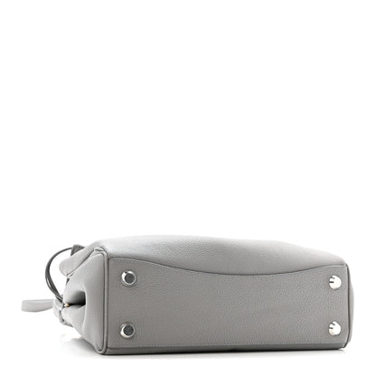 Balenciaga Grained Calfskin Small Rodeo Top Handle Handbag Grey 4 of 12