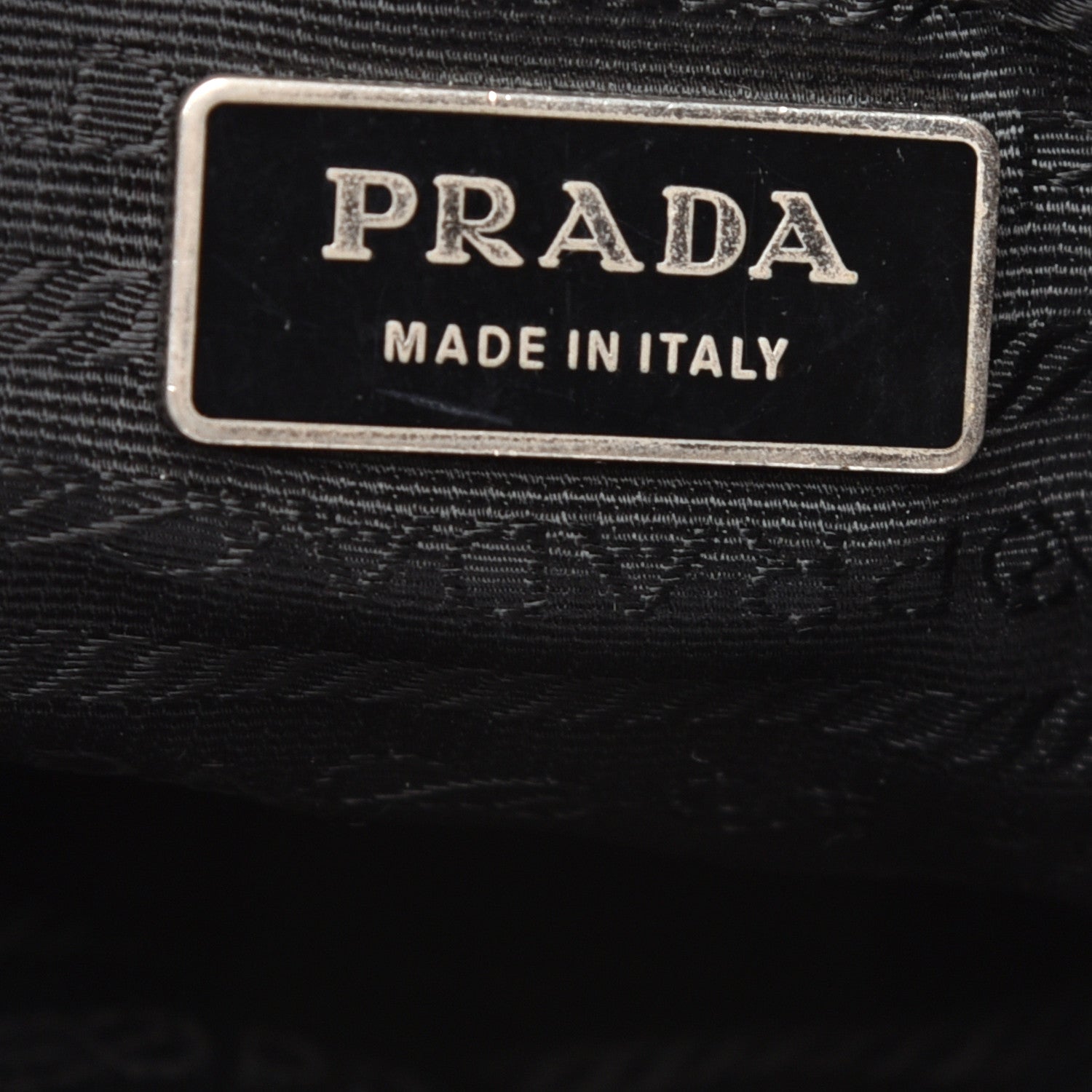 Prada Tessuto Nylon Caflskin Shopping Tote Black 6 of 9