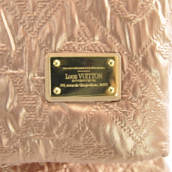Louis Vuitton Jacquard Quilted Monogram Limelight Clutch GM Rose Gold 7 of 10
