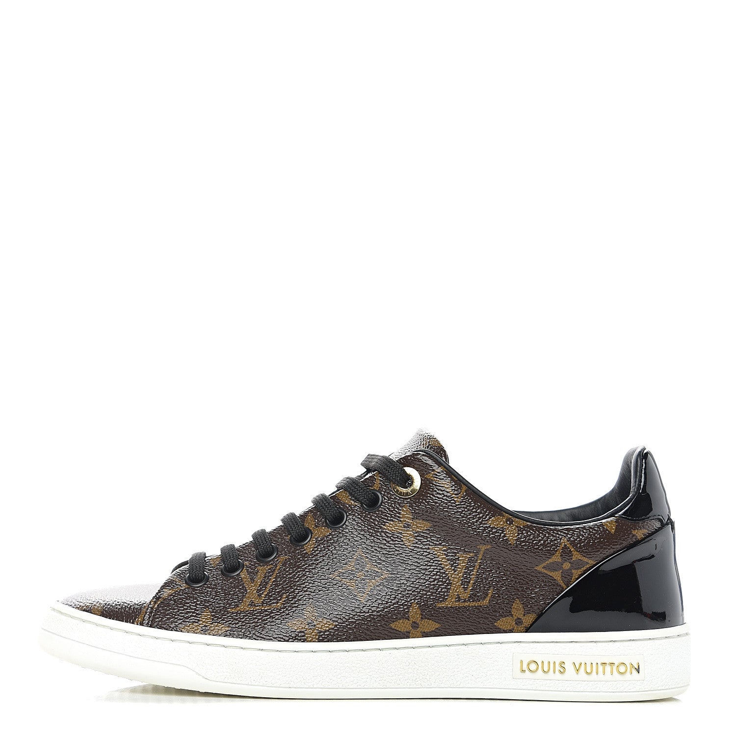 Louis Vuitton Patent Monogram Frontrow Sneakers 37.5 1 of 11