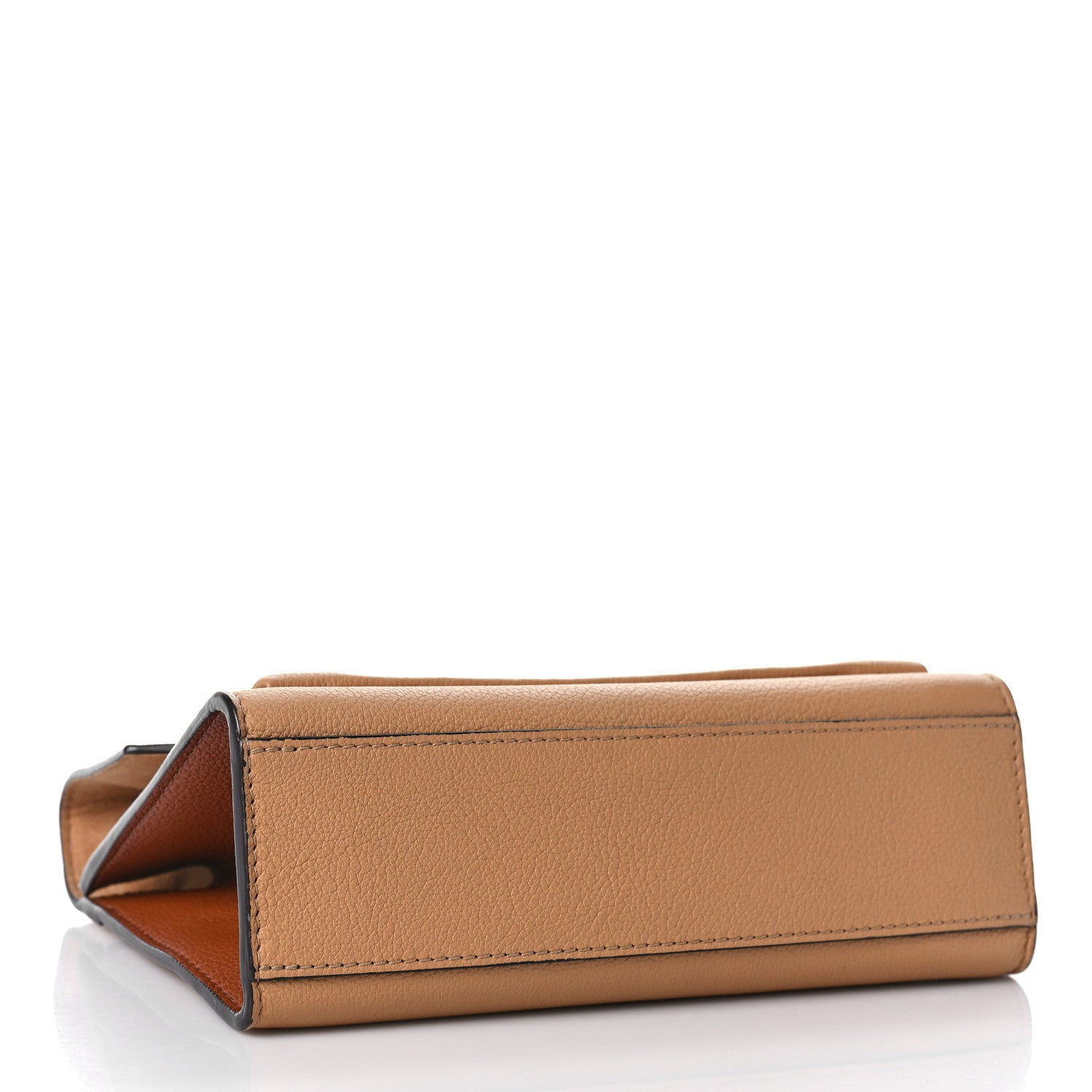 Louis Vuitton Soft Calfskin Mylockme Chain Bag BB Arizona Quartz Caramel 4 of 12