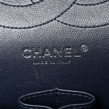 Chanel Caviar Quilted Jumbo Double Flap Navy 5 of 10