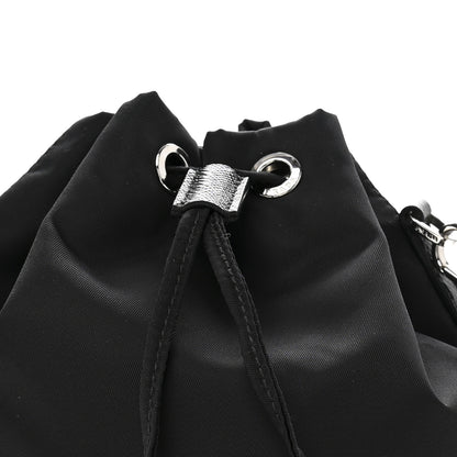 Prada Re-Nylon Saffiano Bucket Wristlet Black 8 of 11