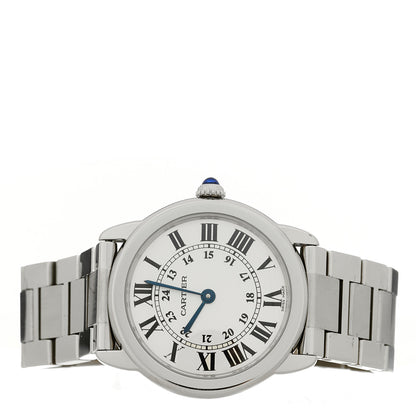 Cartier Stainless Steel 29mm Ronde Solo Quartz Watch 2 of 4