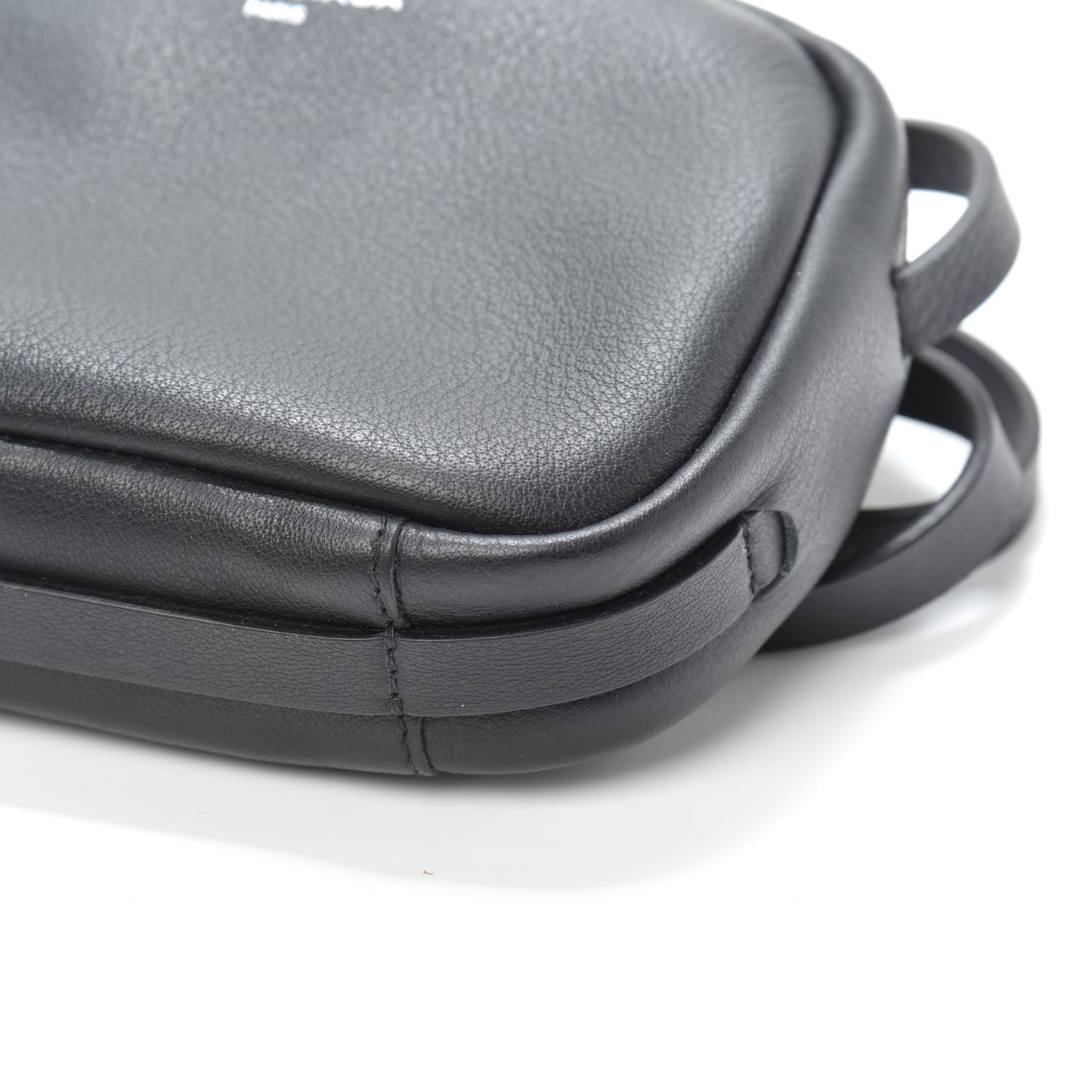 Calfskin Logo XS Everyday Camera Bag Black