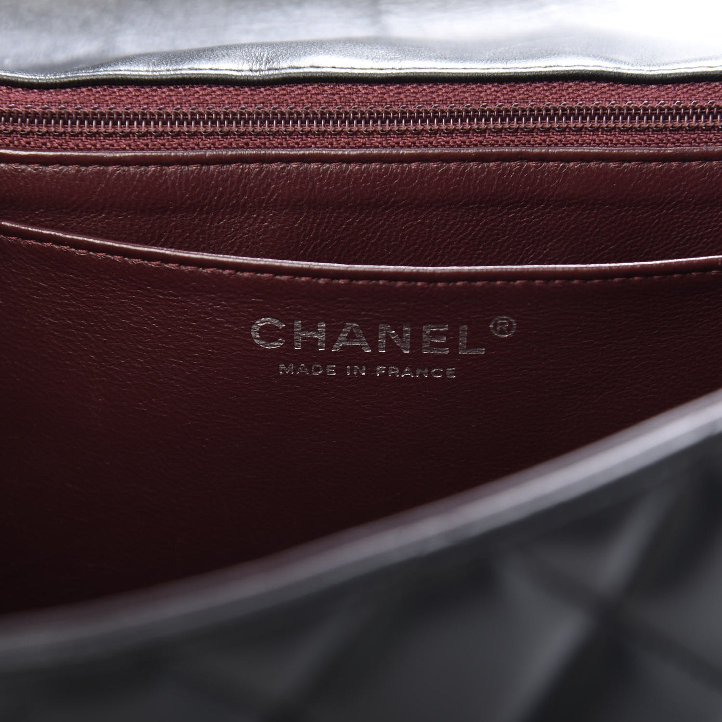 Lambskin Quilted Jumbo Single Flap Black