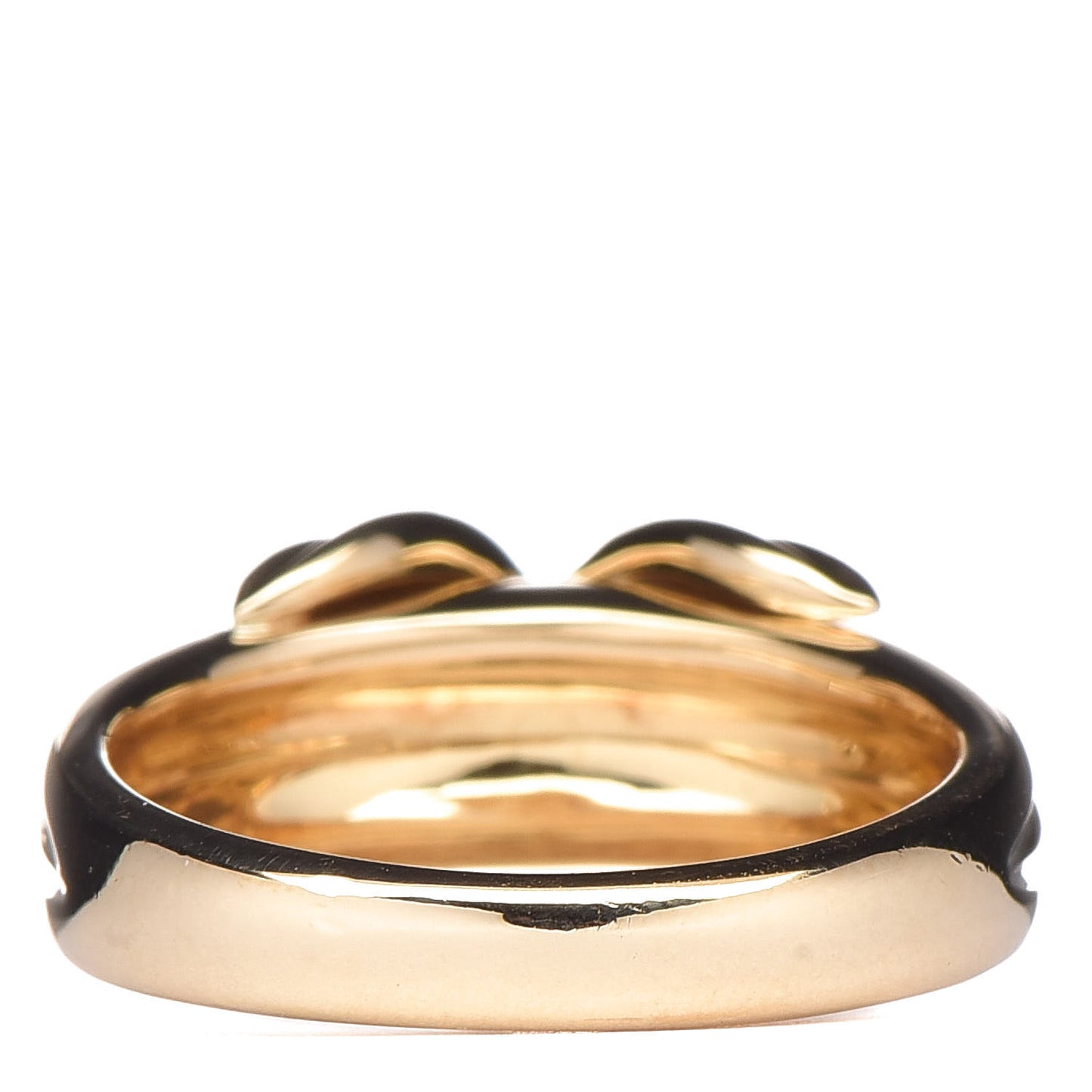 18K Yellow Gold Signature X Ring 49 4.75