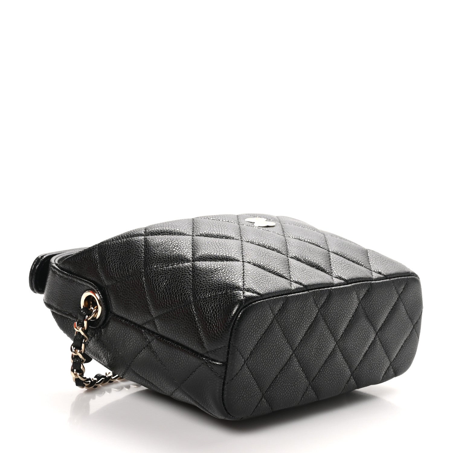 Chanel Caviar Quilted Hobo Clutch With Chain Black Clutch With Chain Black 4 of 10