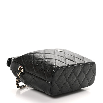 Chanel Caviar Quilted Hobo Clutch With Chain Black Clutch With Chain Black 4 of 10