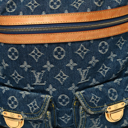 Louis Vuitton Denim Baggy GM Blue 8 of 11