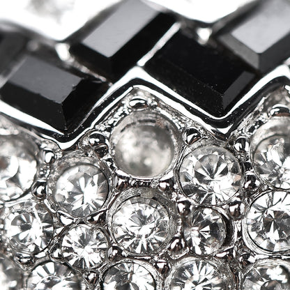 Judith Leiber Swarovski Crystal Minaudière Deco Clutch Black 20 of 20