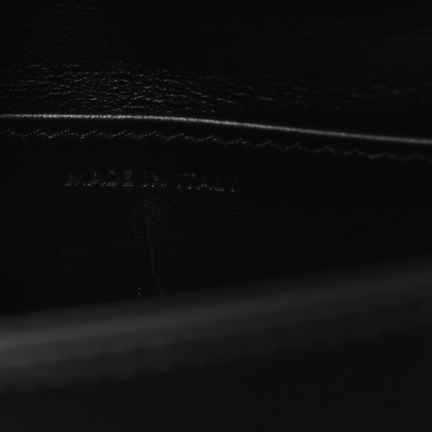 Shiny Calfskin Mini Claude Black
