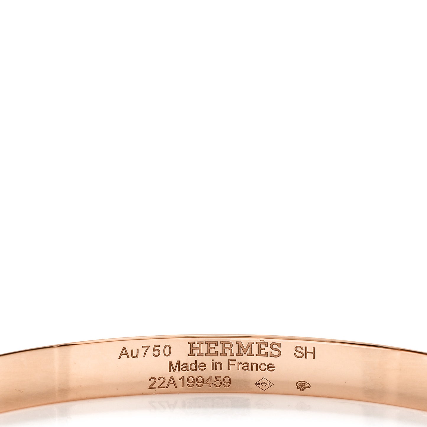 18K Rose Gold Diamond PM Kelly Bracelet SH