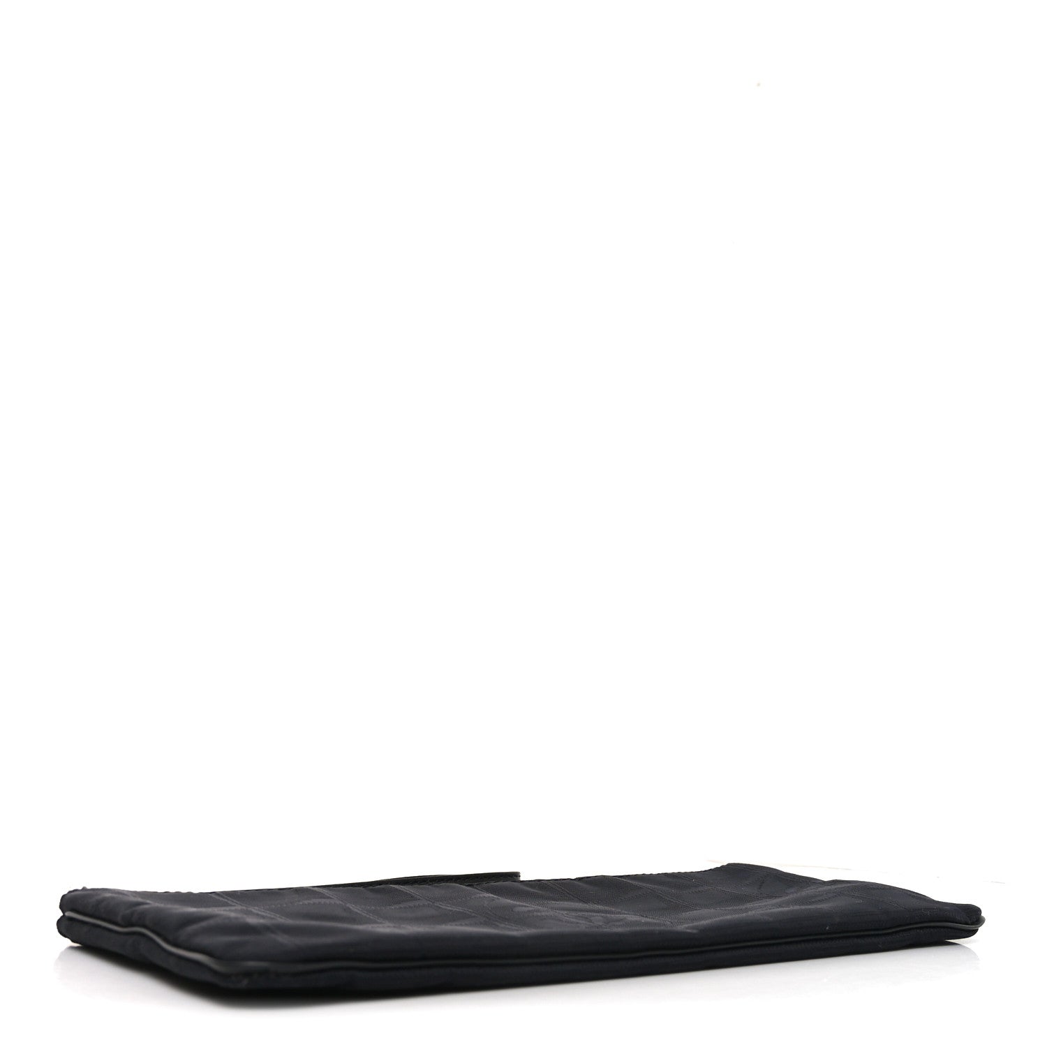 Chanel Nylon Travel Ligne Long Zip Wristlet Black 4 of 7