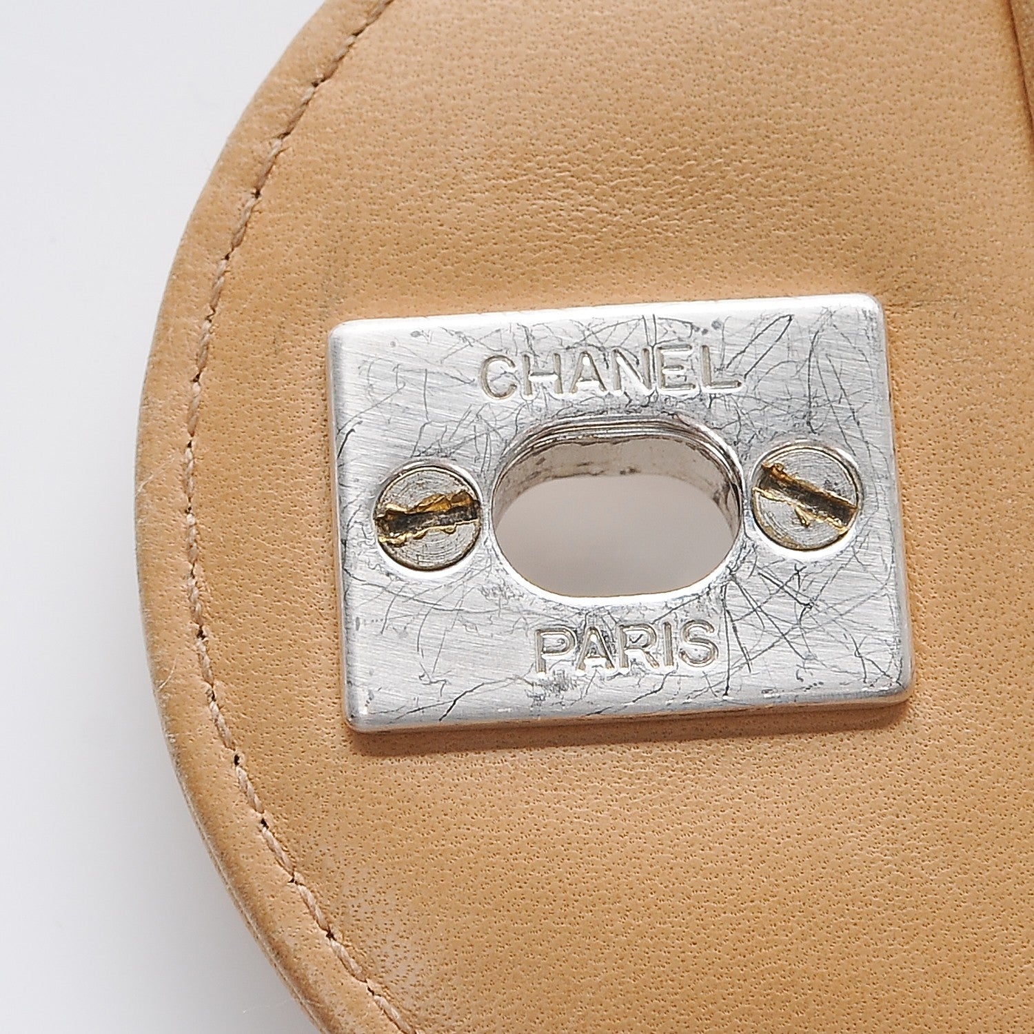 Chanel Lambskin Quilted Clutch Flap Beige 11 of 11