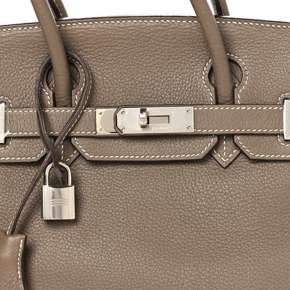 Hermes Togo Birkin 30 Etoupe 8 of 12