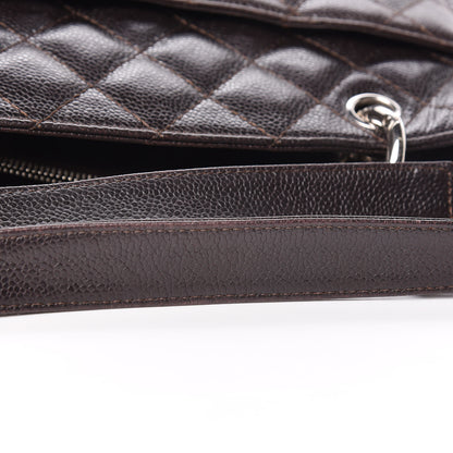 Chanel Caviar Quilted Grand Shopping Tote GST Dark Brown 22 of 26