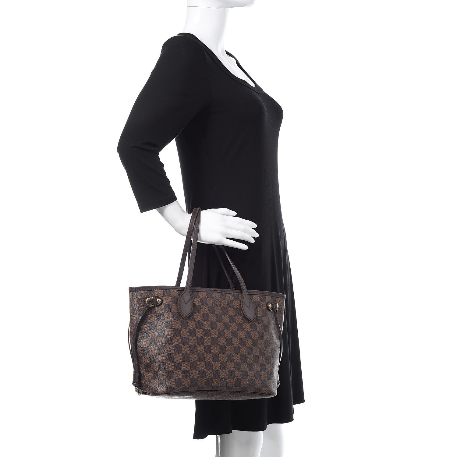 Louis Vuitton Damier Ebene Neverfull PM 2 of 22