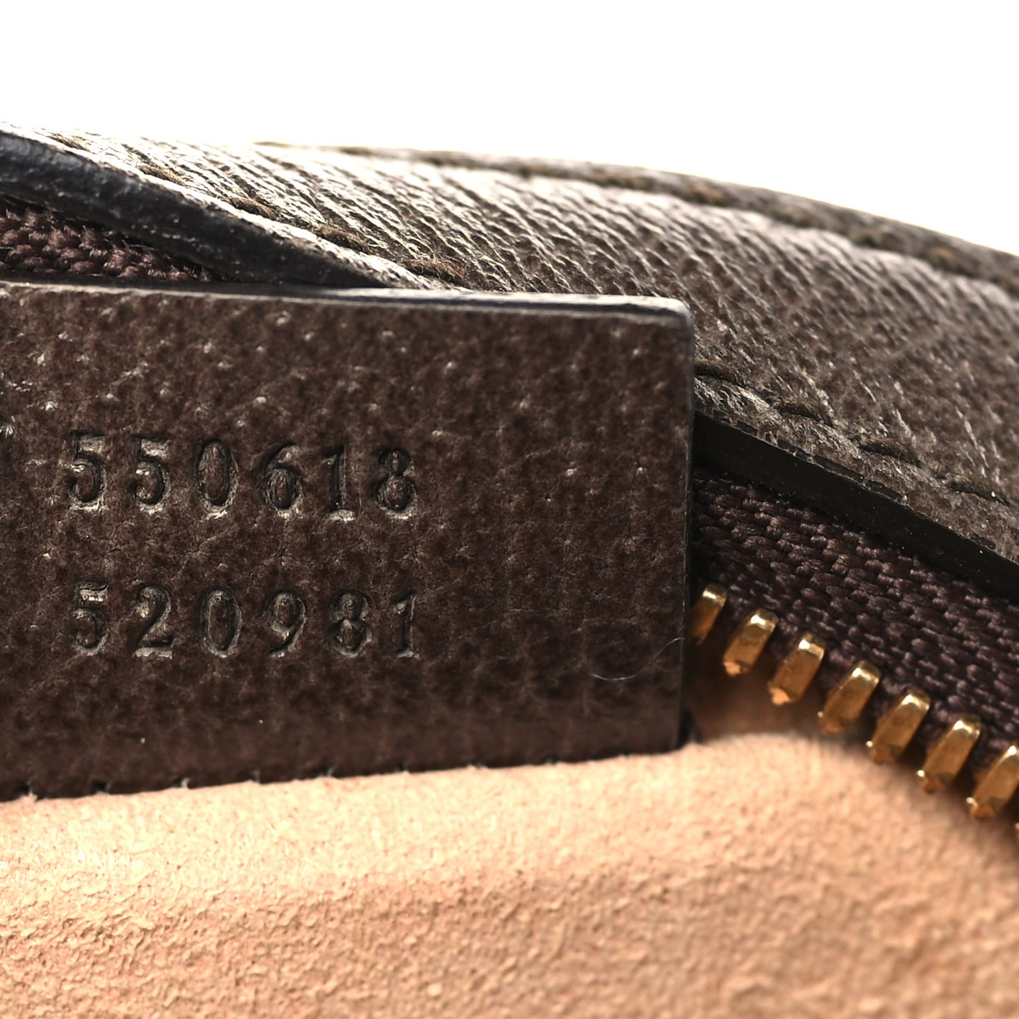 GG Supreme Monogram Web Mini Ophidia Round Shoulder Bag Brown