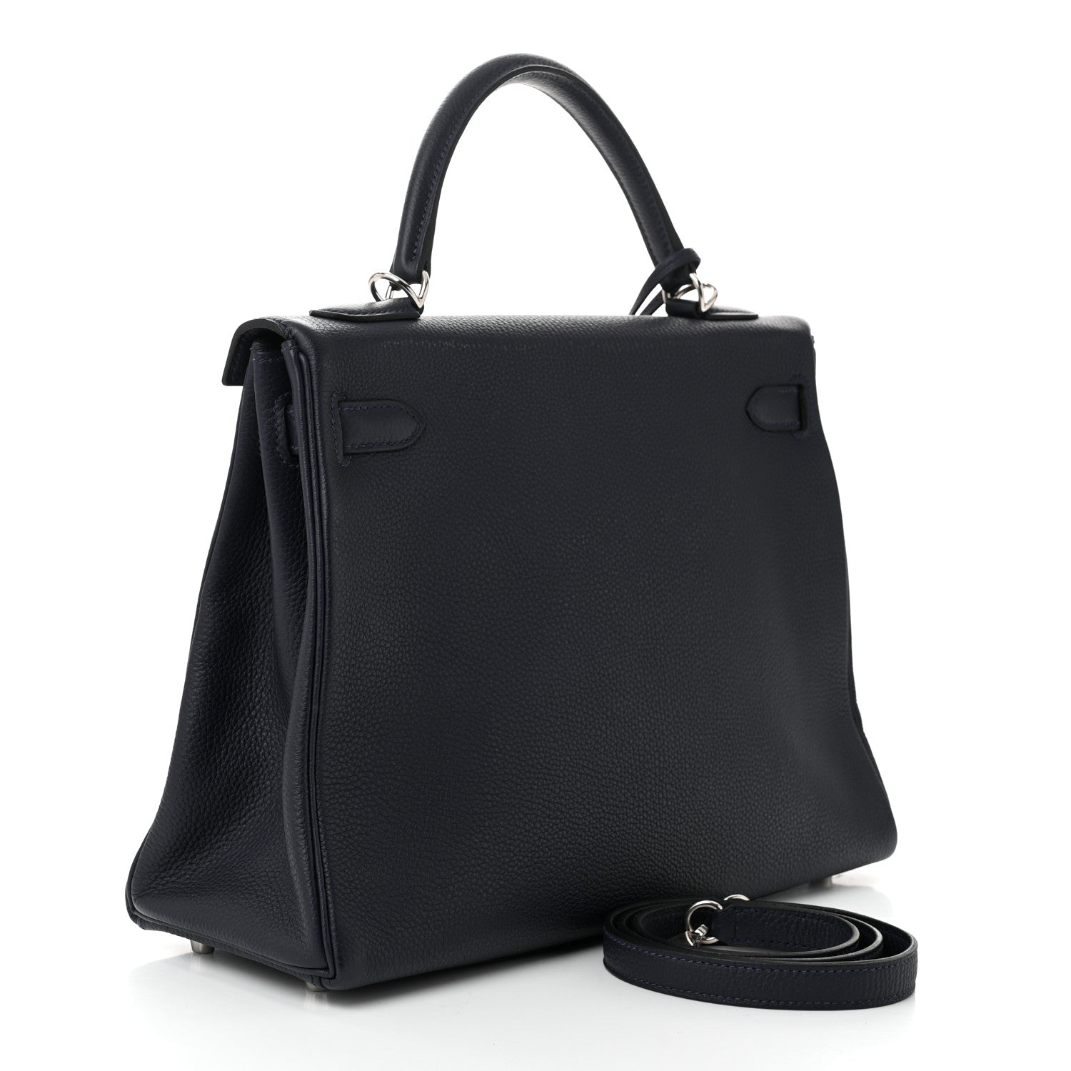 Hermes Togo Kelly Retourne 32 Bleu Nuit 3 of 10