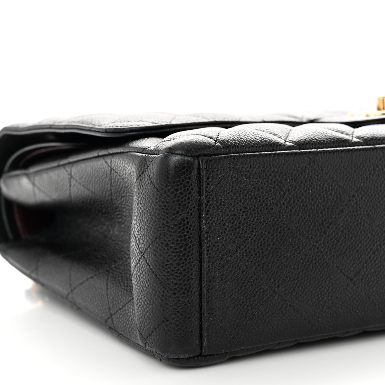 Chanel Caviar Quilted Maxi Double Flap Black 9 of 10