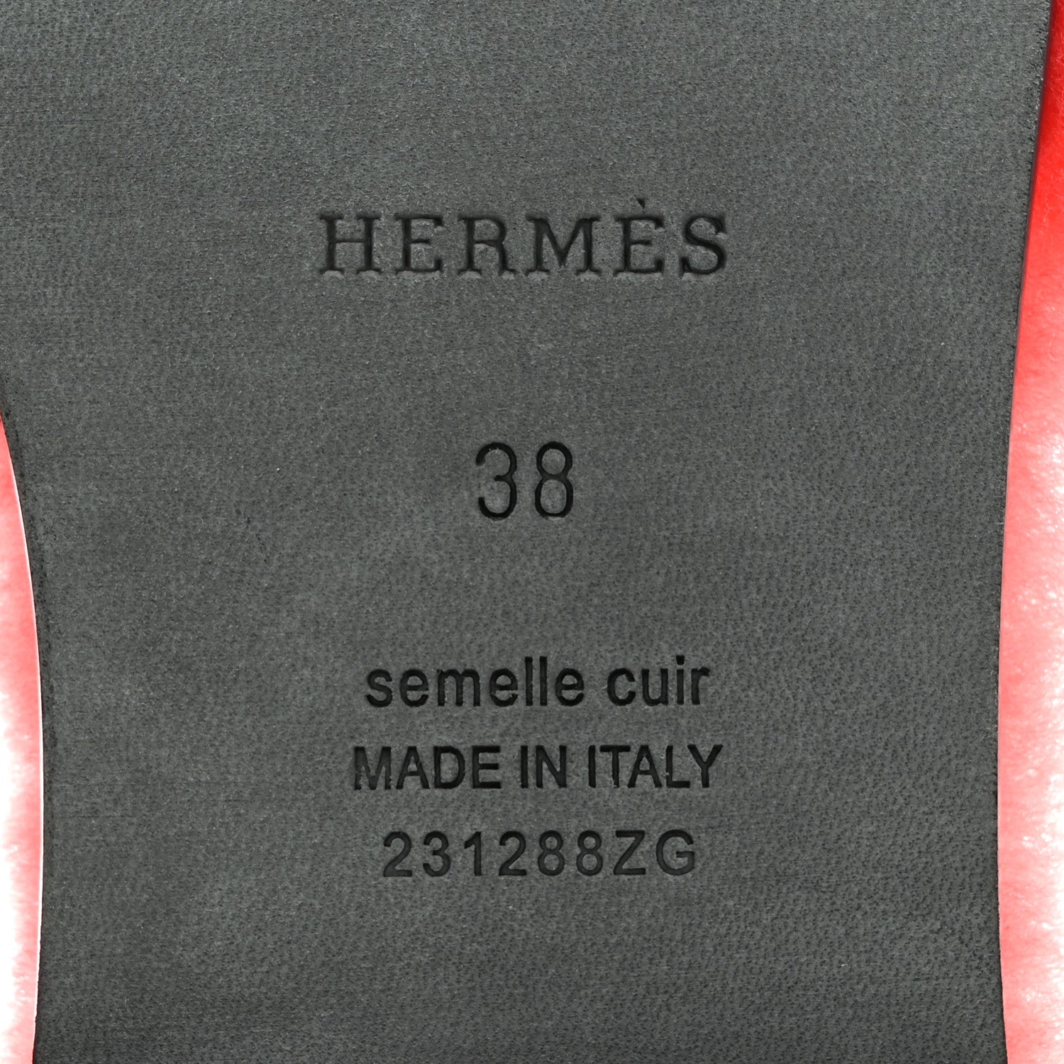 Hermes Woolskin Oran Sandals 38 Rose Du Desert 8 of 9