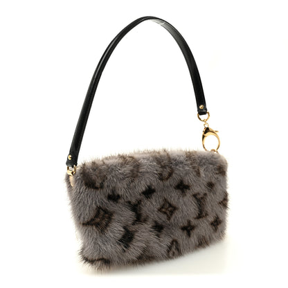 Louis Vuitton Monogram Mink Vison Milla MM Grey 3 of 9