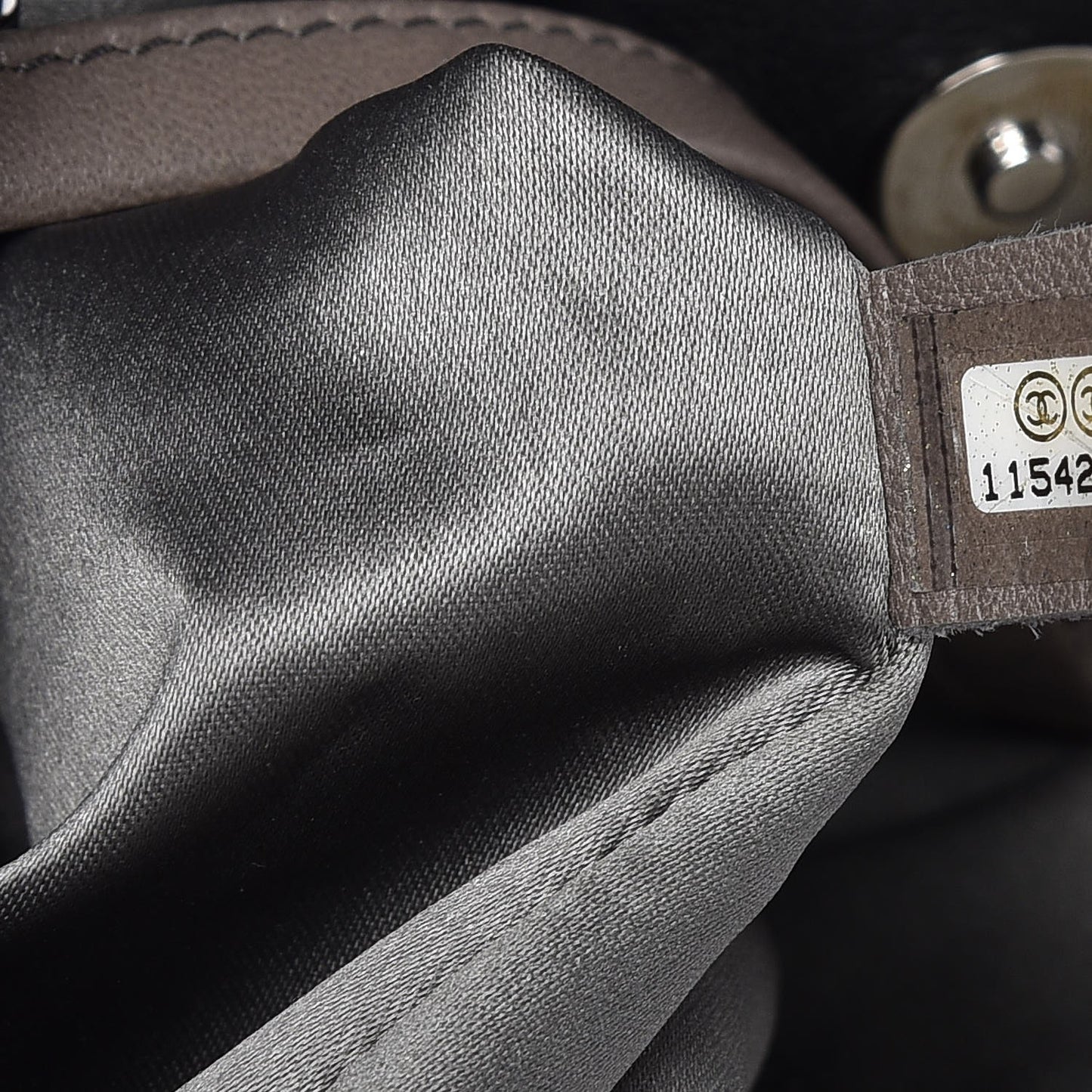 Lambskin Patent Calfskin Brooklyn Patchwork Flap Black