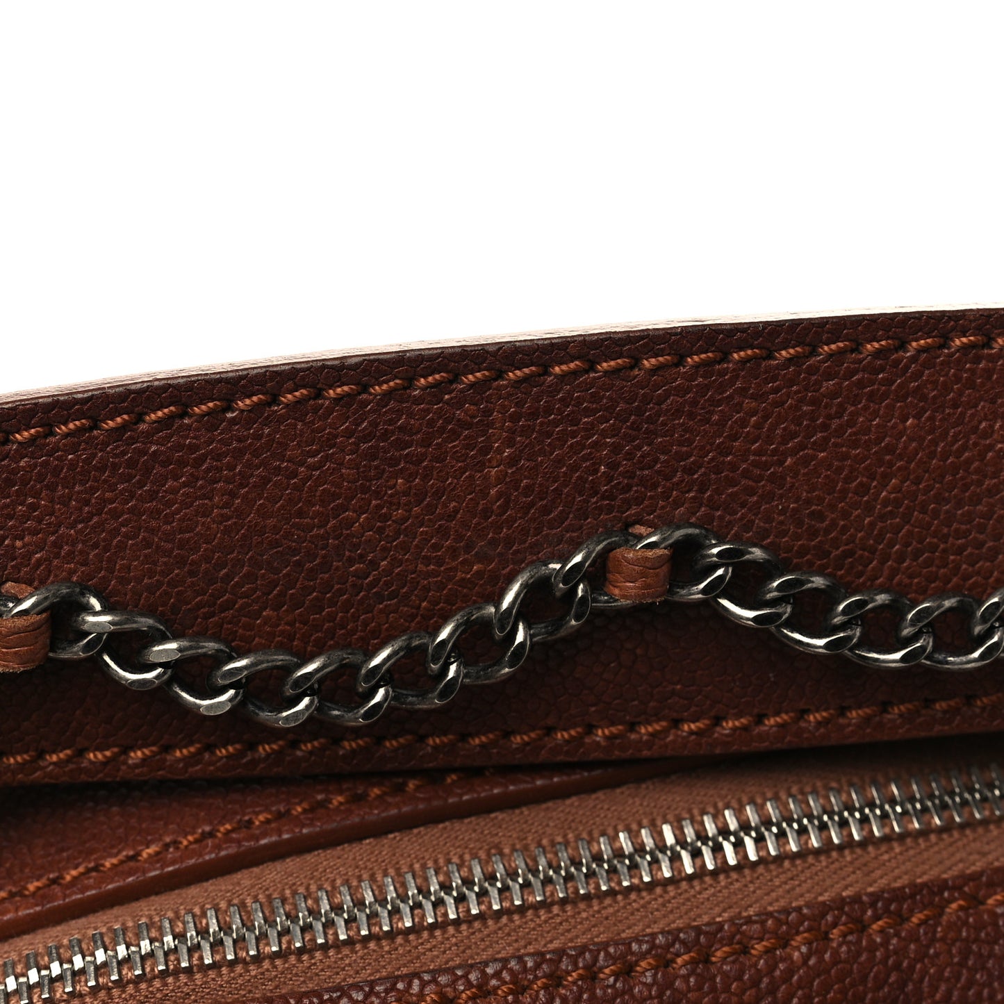 Caviar Stitched Outdoor Ligne Hobo Brown