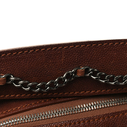Chanel Caviar Stitched Outdoor Ligne Hobo Brown 9 of 9