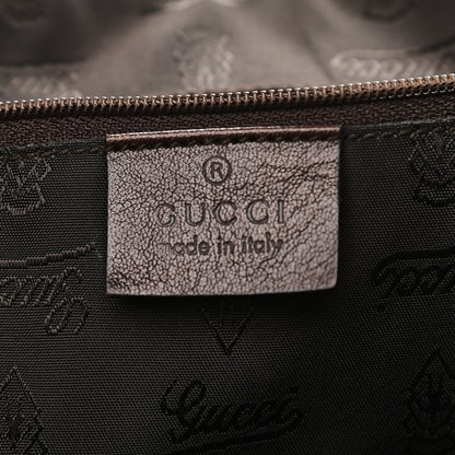 Gucci Crystal Monogram Duchessa Flap Shoulder Bag Dark Brown 5 of 9