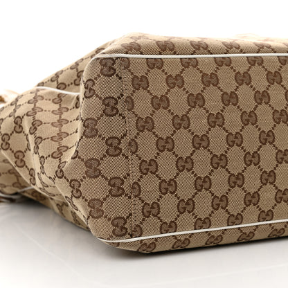 Gucci Monogram Large Positano Tote Off White 9 of 14