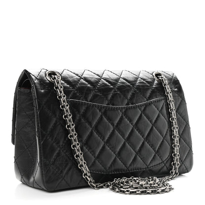 Chanel Aged Calfskin Quilted 2.55 Reissue 225 Flap Black 3 of 10