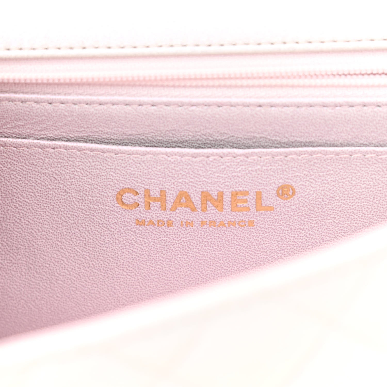 Chanel Iridescent Lambskin Quilted Mini Top Handle Rectangular Flap White 6 of 12
