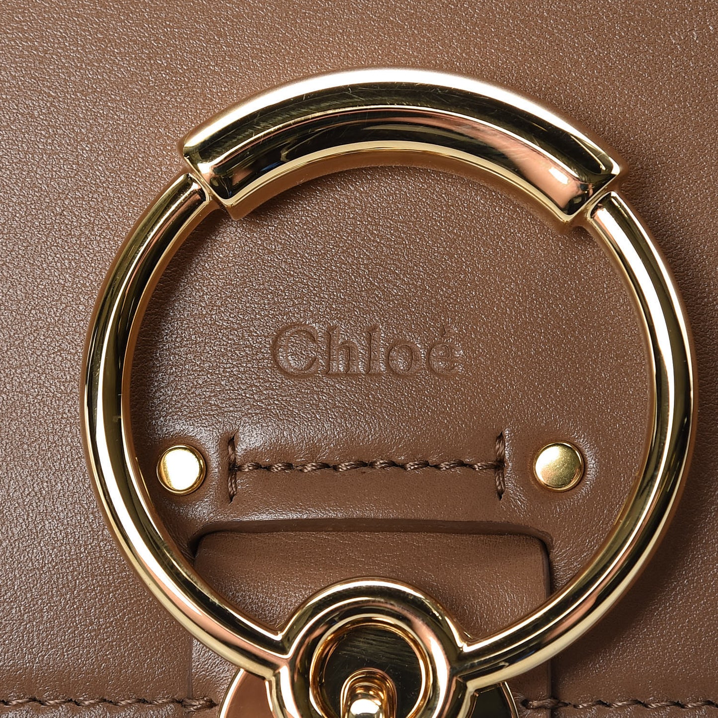Calfskin Large Tess Bag Nut