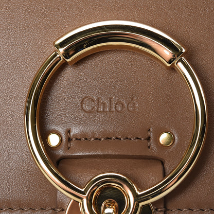 Chloe Calfskin Large Tess Bag Nut 6 of 8