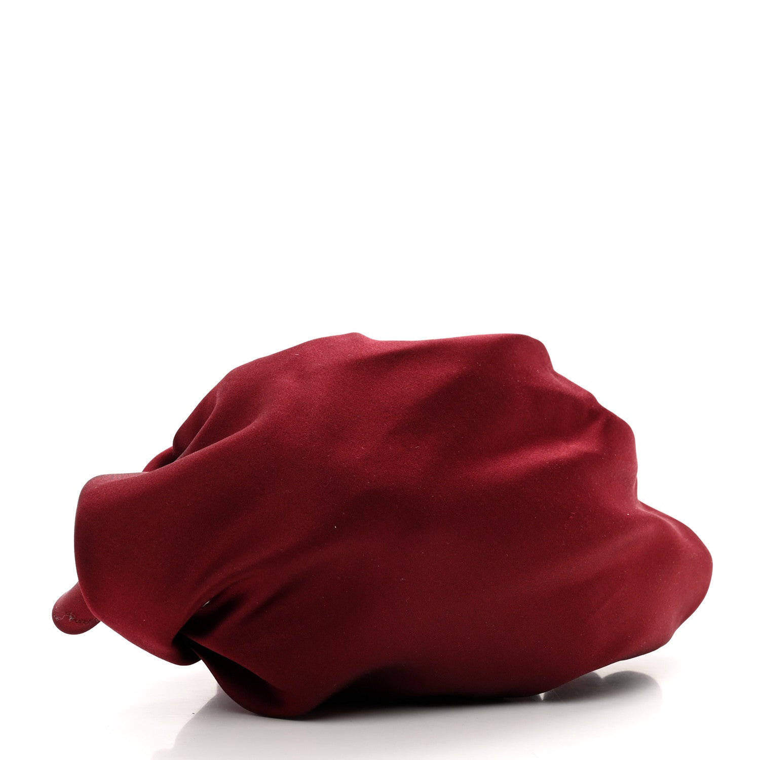 The Row Satin The Ascot Bag Burgundy 4 of 11
