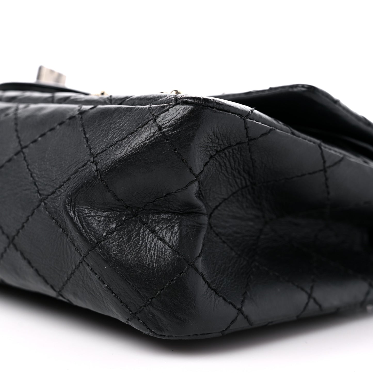 Aged Calfskin Lucky Charms 2.55 Reissue 225 Flap Black