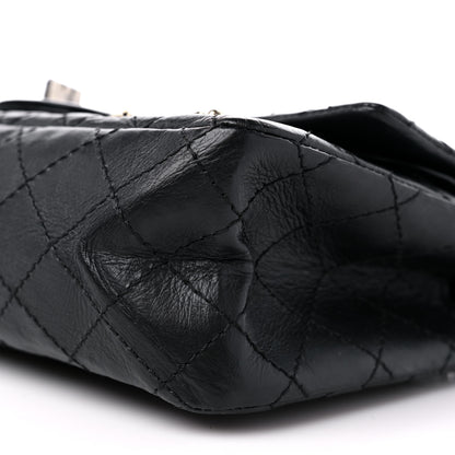 Chanel Aged Calfskin Lucky Charms 2.55 Reissue 225 Flap Black 9 of 11
