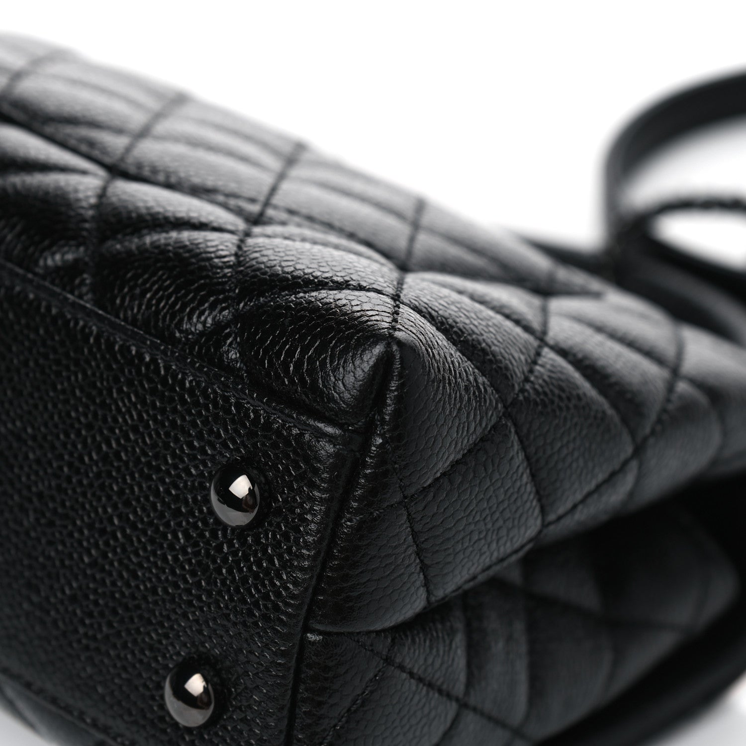 Chanel Caviar Quilted Mini Coco Handle Flap So Black 8 of 8