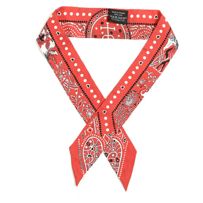 Hermes Silk Entre Ciel Et Mer Twilly Rouge White Black 1 of 6