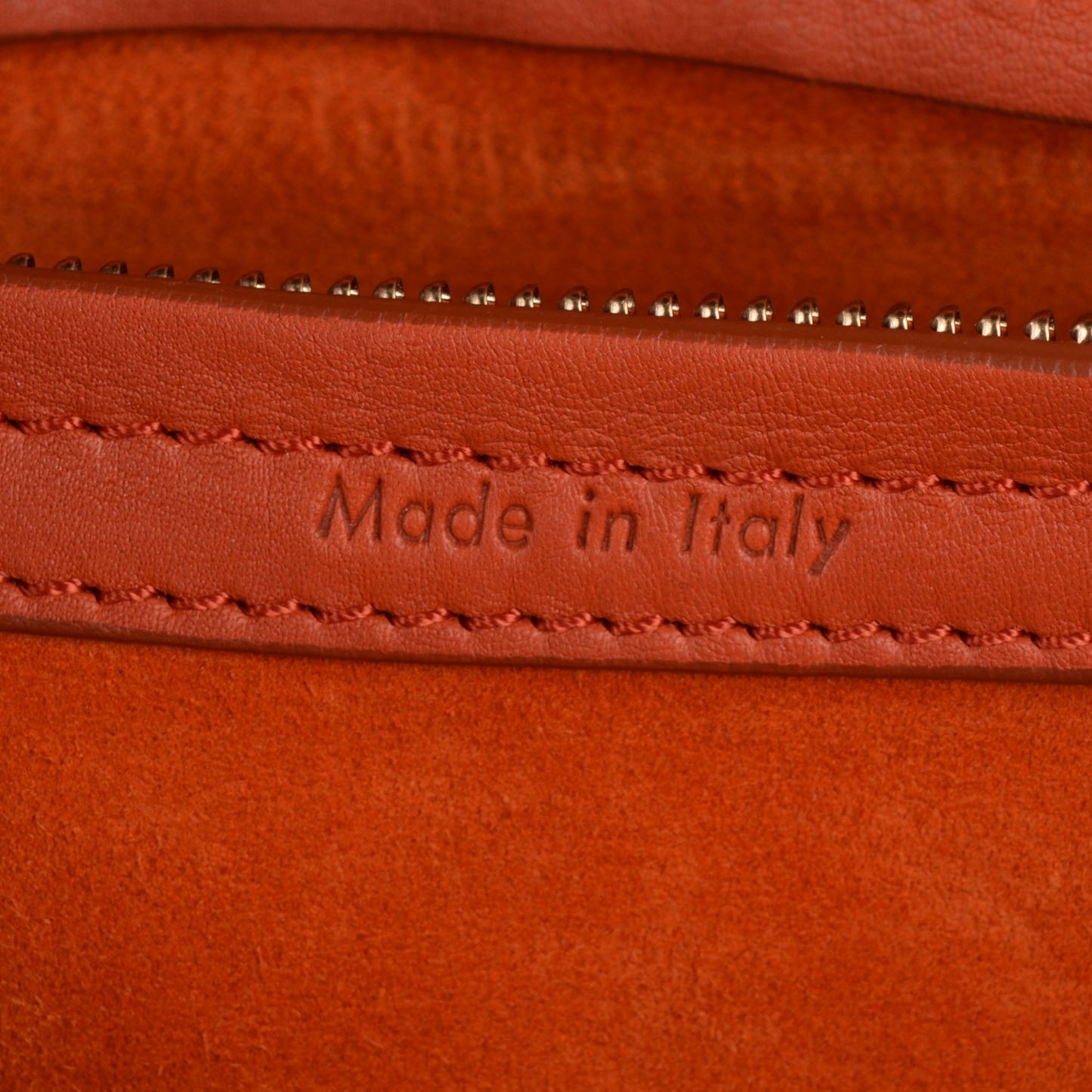 Supple Calfskin Large Phantom Luggage Orange